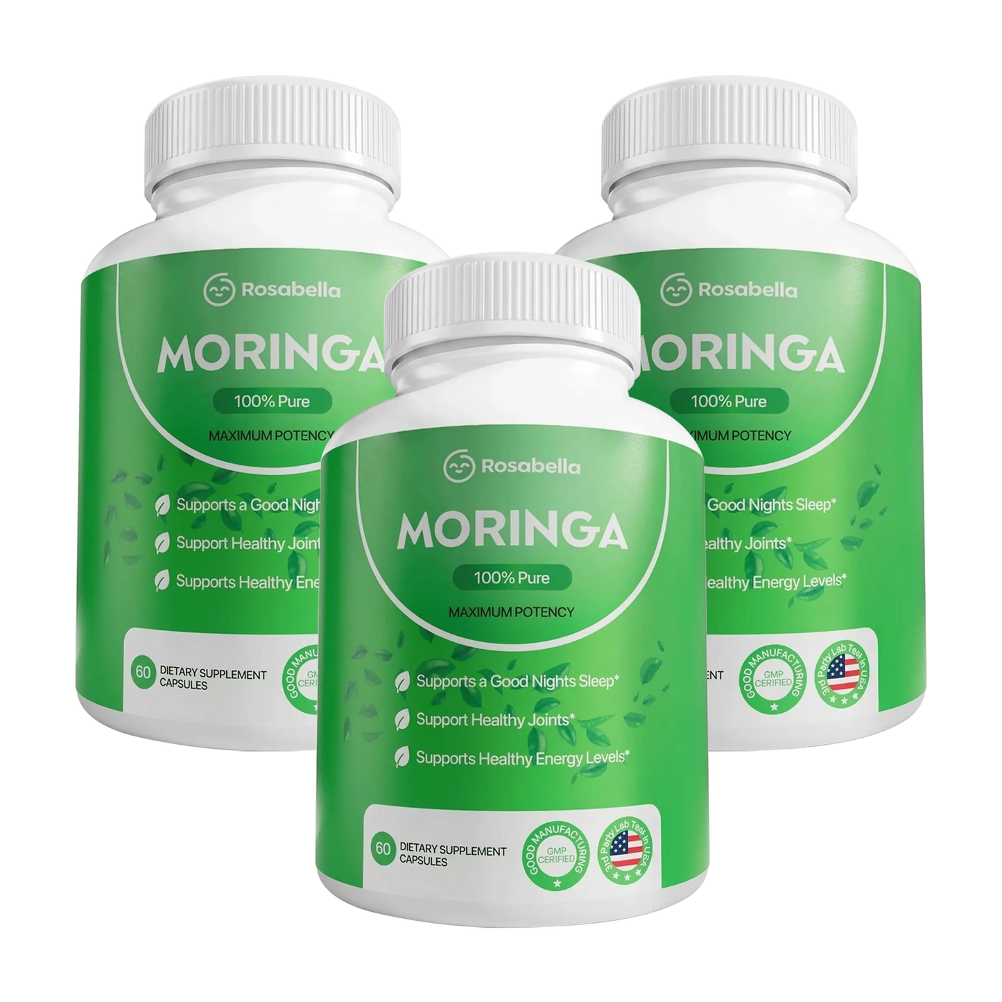 Rosabella Moringa Powder Capsules
