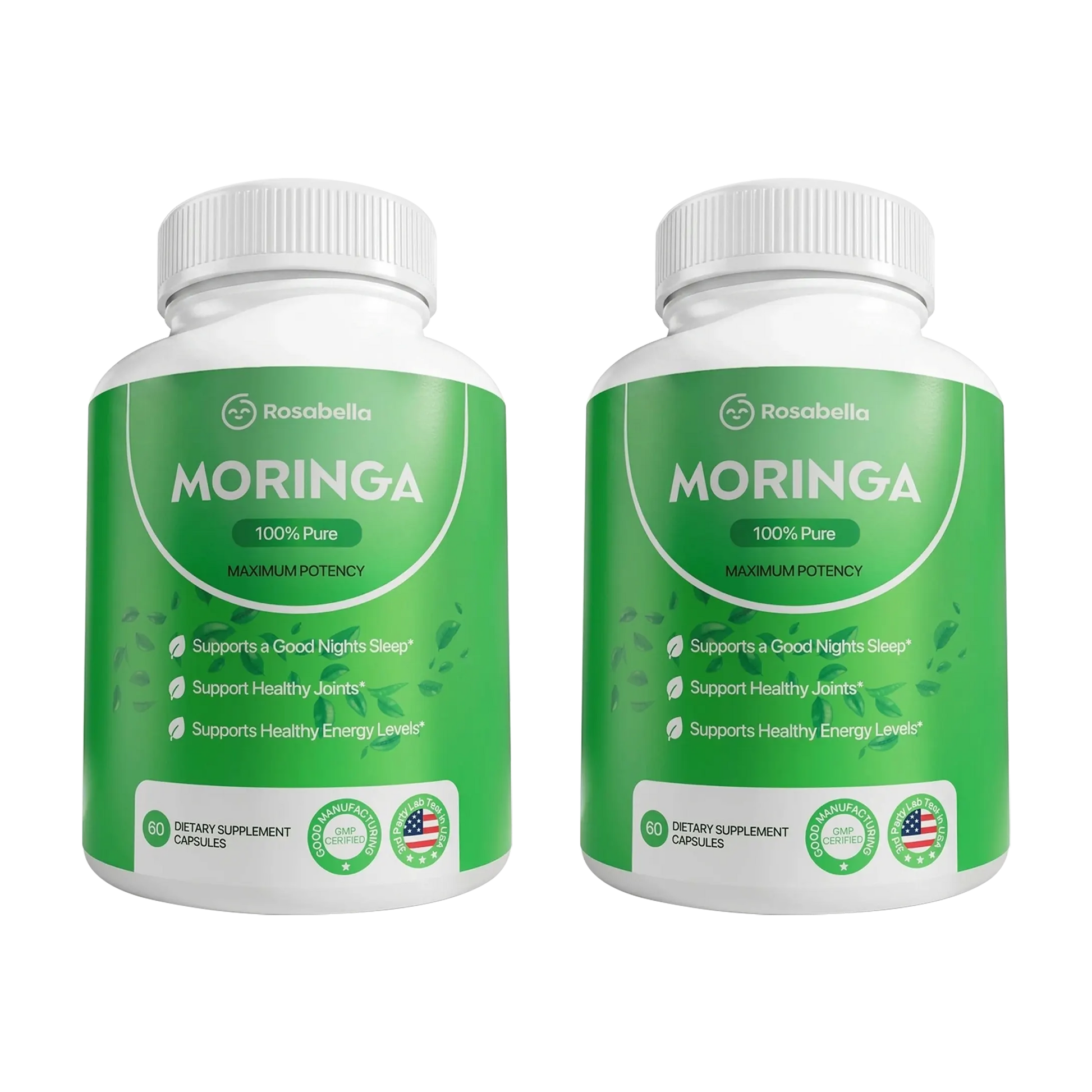 Rosabella Moringa Powder Capsules